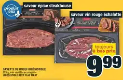 Super C BAVETTE DE BOEUF IRRÉSISTIBLE | IRRÉSISTIBLE BEEF FLAP MEAT offer