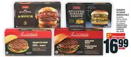 Super C BURGERS DE BOEUF IRRÉSISTIBLE | IRRÉSISTIBLE FROZEN BEEF BURGERS offer