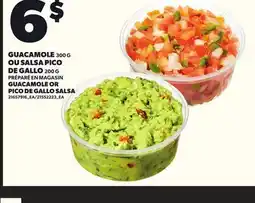 Provigo GUACAMOLE OR PICO DE GALLO SALSA offer