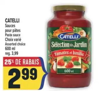 Marché Adonis CATELLI Sauces pour pâtes | Pasta sauce offer