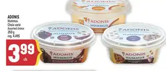 Marché Adonis Choix varié ADONIS | ADONIS Hummus offer