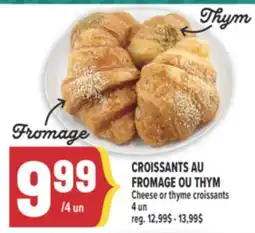 Marché Adonis CROISSANTS AU FROMAGE OU THYM | CHEESE OR THYME CROISSANTS offer