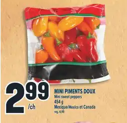 Marché Adonis MINI PIMENTS DOUX | MINI SWEET PEPPERS offer