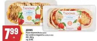 Marché Adonis ADONIS PIZZAS MOYENNES | MEDIUM PIZZAS offer