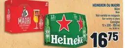 Marché Adonis HEINEKEN OU MADRI Bière | Beer offer