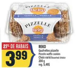 Marché Adonis REKO Gaufrettes pizzelle | Pizzelle waffle cookies offer