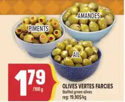 Marché Adonis OLIVES VERTES FARCIES | Stuffed green olives offer