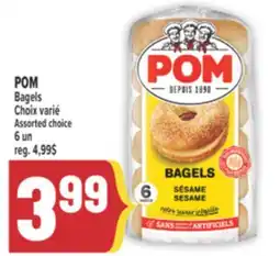 Marché Adonis POM Bagels offer