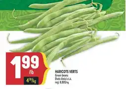 Marché Adonis HARICOTS VERTS | GREEN BEANS offer