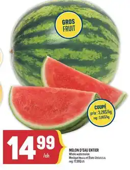 Marché Adonis MELON D'EAU ENTIER | WHOLE WATERMELON offer