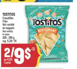 Marché Adonis TOSTITOS CROUSTILLES | CHIPS offer