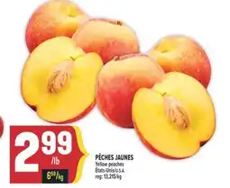 Marché Adonis PÊCHES JAUNES | Yellow peaches offer