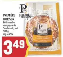 Marché Adonis PREMIÈRE MOISSON Petite miche campagnarde | Small country loaf offer
