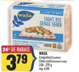 Marché Adonis WASA CRAQUELINS | CRACKERS offer