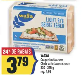 Marché Adonis WASA CRAQUELINS | CRACKERS offer