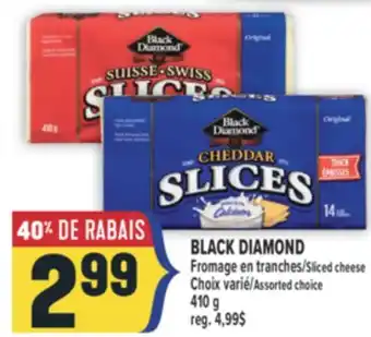Marché Adonis BLACK DIAMOND FROMAGE EN TRANCHES/SLICED CHEESE offer