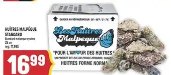 Marché Adonis HUÎTRES MALPÊQUE STANDARD | STANDARD MALPEQUE OYSTERS offer