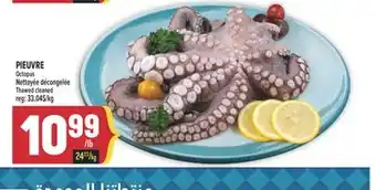 Marché Adonis PIEUVRE OCTOPUS NETTOYÉE DÉCONGELÉE | THAWED CLEANED offer