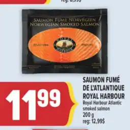 Marché Adonis SAUMON FUMÉ DE L'ATLANTIQUE ROYAL HARBOUR | ROYAL HARBOUR ATLANTIC SMOKED SALMON offer