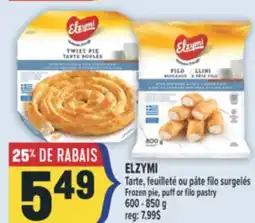 Marché Adonis ELZYMI TARTE, FEUILLETÉ OU PÂTE FILO SURGELÉS | FROZEN PIE, PUFF OR FILO PASTRY offer