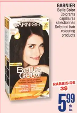 Jean Coutu GARNIER Belle Color Selected hair colouring products offer