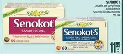 Jean Coutu SENOKOT Selected laxative tablets offer
