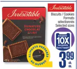 Jean Coutu IRRESISTIBLE Cookies offer