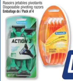 Jean Coutu PERSONNELLE Disposable pivoting razors offer