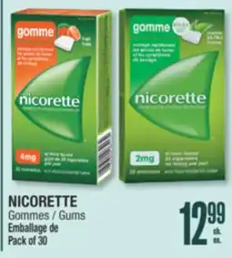 Jean Coutu NICORETTE Gums offer