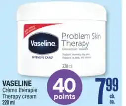 Jean Coutu VASELINE Therapy cream offer