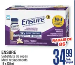 Jean Coutu ENSURE Meal replacements offer