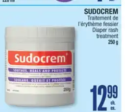 Jean Coutu SUDOCREM Diaper rash treatment offer