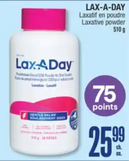 Jean Coutu LAX-A-DAY Laxative powder offer