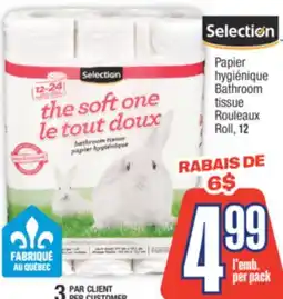 Jean Coutu Selection Bathroom tissue offer