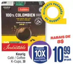 Jean Coutu IRRESISTIBLE Keurig Coffee offer