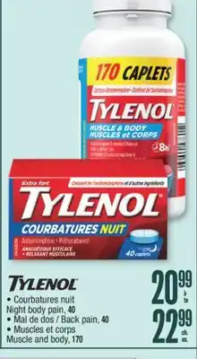 Jean Coutu TYLENOL Selected products offer