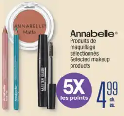 Jean Coutu ANNABELLE Selected makeup products offer