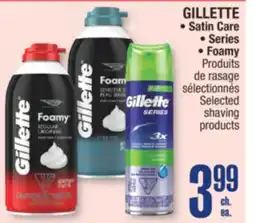 Jean Coutu GILLETTE Selected shaving products offer