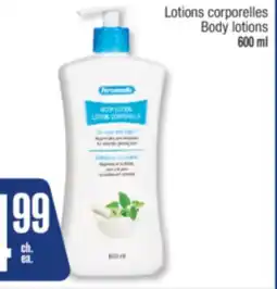 Jean Coutu PERSONNELLE Lotions corporelles Body lotions offer