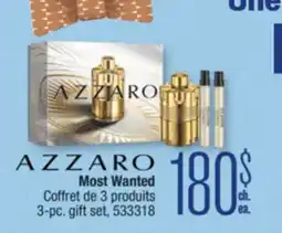 Jean Coutu AZZARO Most Wanted 3-pc. gift set offer