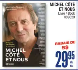 Jean Coutu MICHEL CÔTÉ ET NOUS Book offer