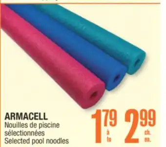 Jean Coutu ARMACELL Selected pool noodles offer