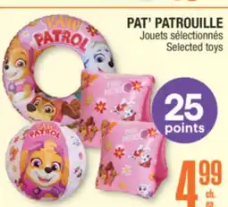 Jean Coutu PAT' PATROUILLE Selected toys offer