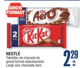 Jean Coutu NESTLÉ Large size chocolate bars offer