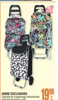 Jean Coutu HOME EXCLUSIVES Selected shopping carts offer