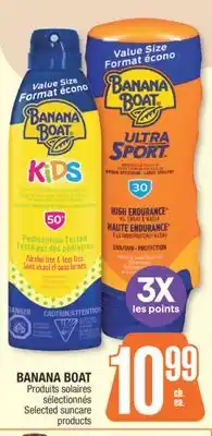 Jean Coutu BANANA BOAT Selected suncare products offer