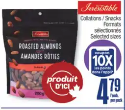 Jean Coutu IRRESISTIBLE Snacks offer