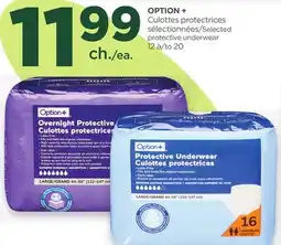 Proxim OPTION + Selected protective underwear offer