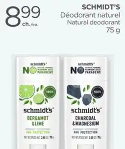 Proxim SCHMIDT'S Natural deodorant offer