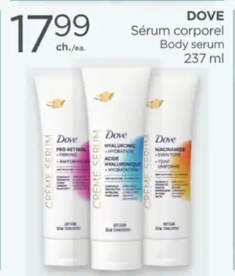 Proxim DOVE Body serum offer